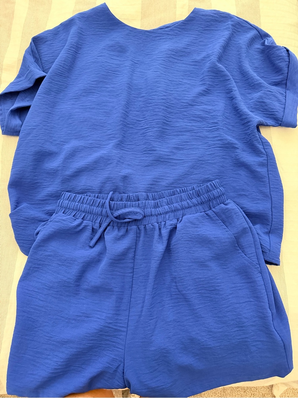 Women’s Blue Two-Piece Lounge Set